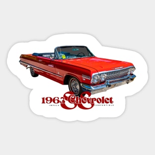 1963 Chevrolet Impala SS Convertible Sticker